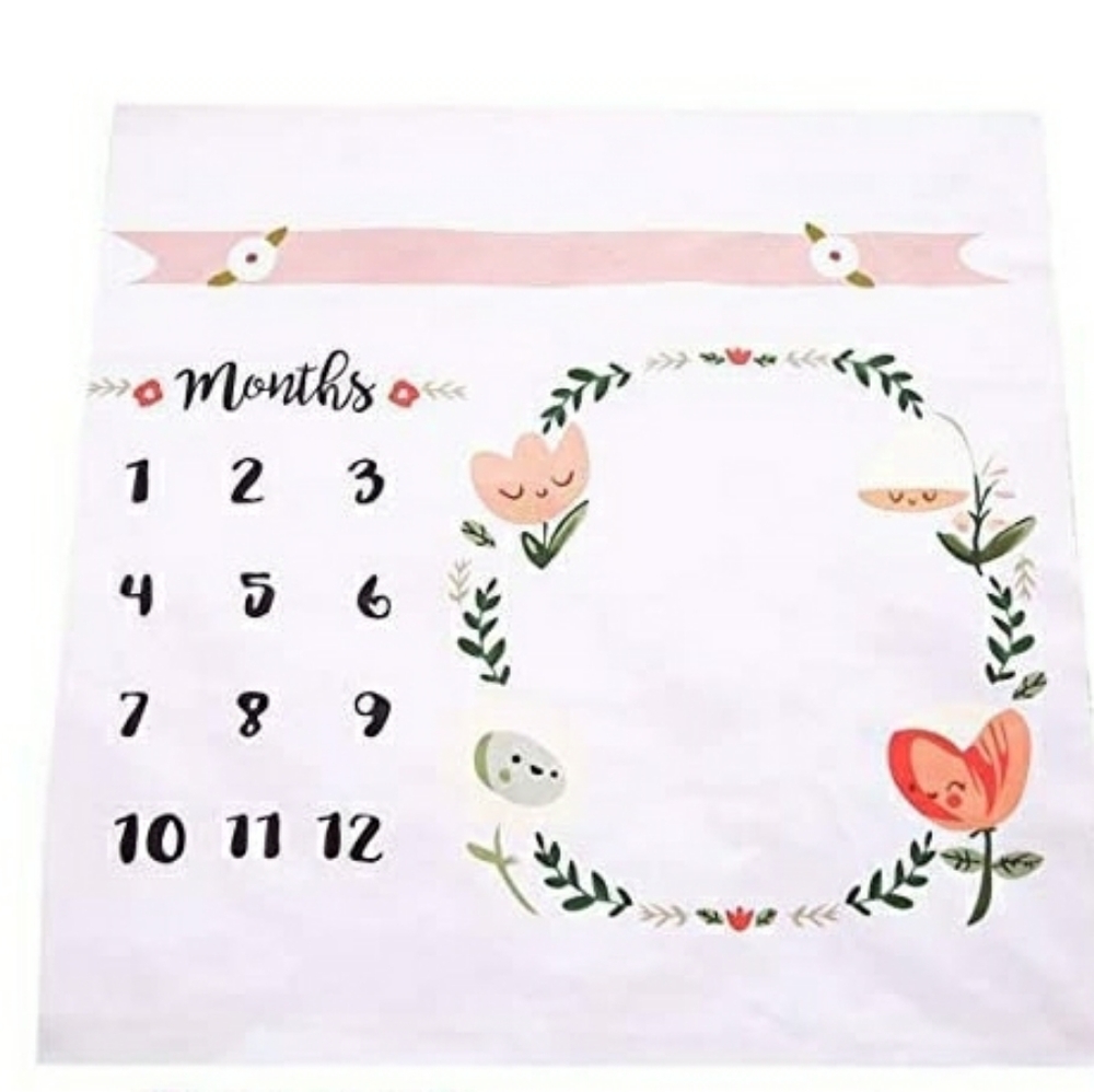 Monthly Baby Milestone Blanket